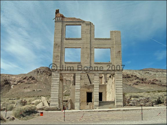 Historic Structure: Rhyolite Building 1