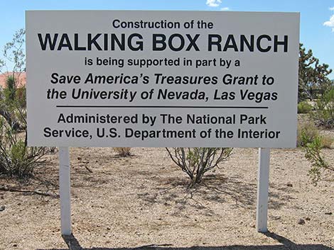 Walking Box Ranch, Entering the site