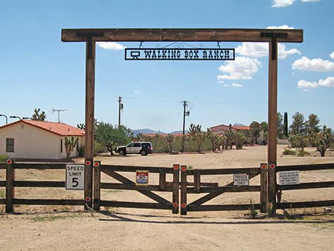 Walking Box Ranch, Entering the site