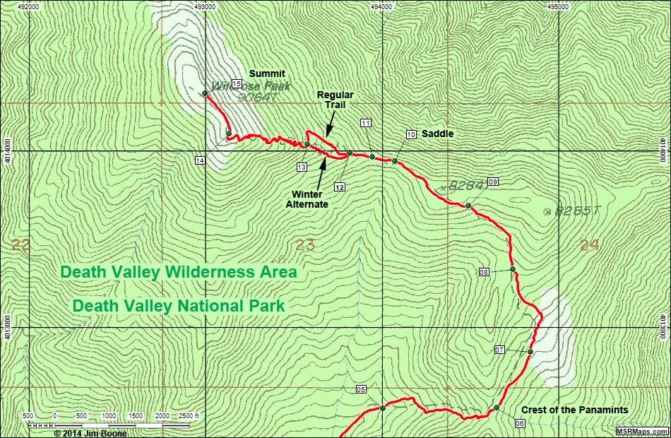 Wildrose Trail Map - Overview