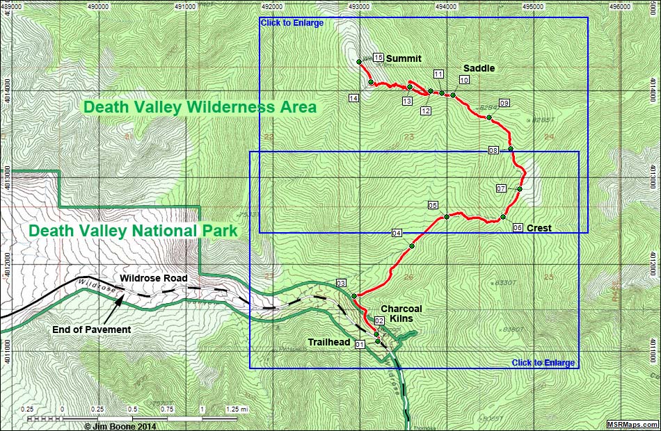 Wildrose Trail Map - Overview