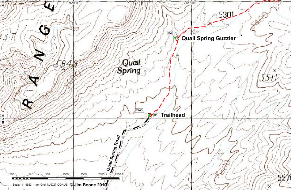 Quail Spring Guzzler Map