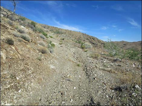 Mud Wash North Road  Nevada Mica Mine Road