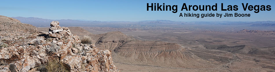 Hiking Around Las Vegas; a hiking guide by Jim Boone