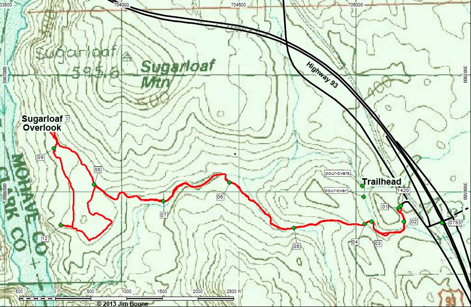 Sugarloaf Overlook Map