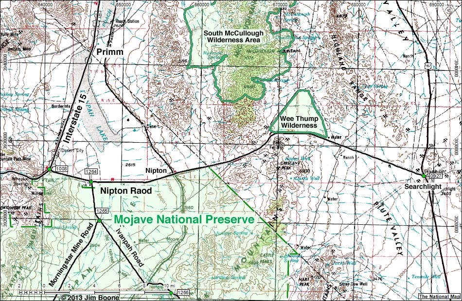 Nipton Road Map