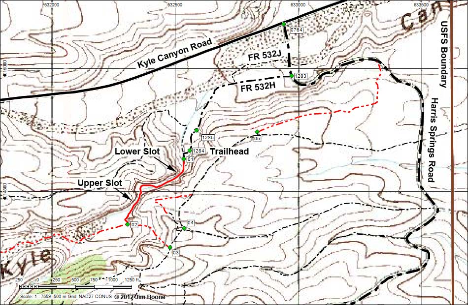 Little Falls Trail Map
