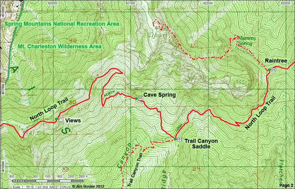 North Loop Trail Map