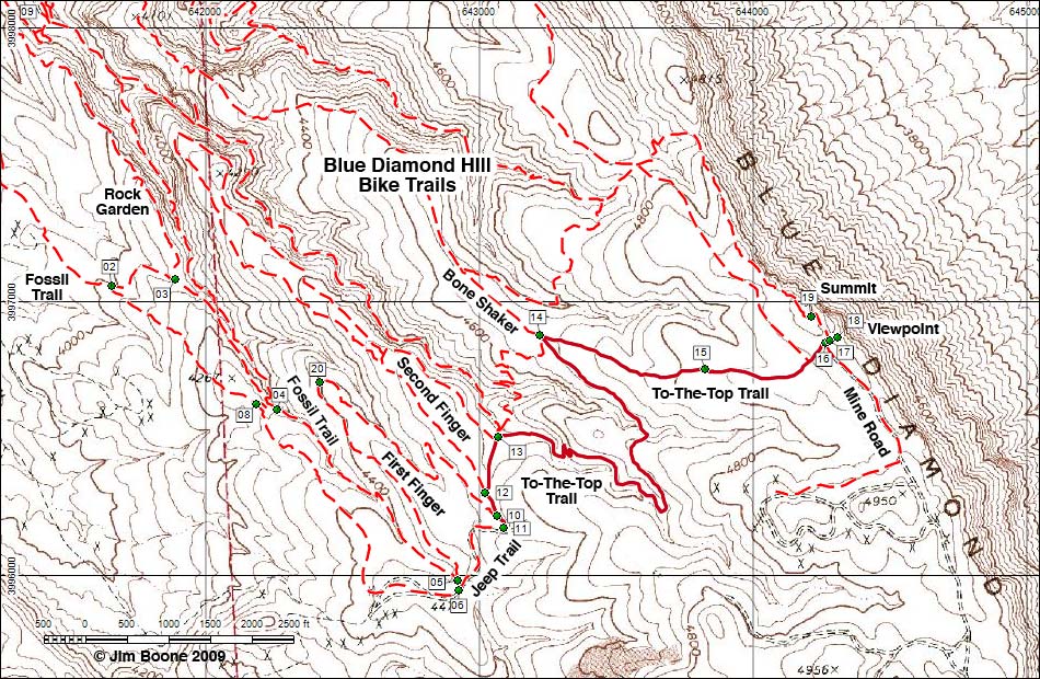 To-The-Top Trail Hiking Map