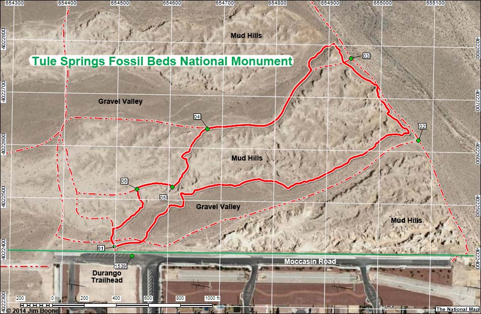 Durango Long Loop Trail Map
