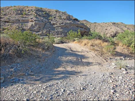 Arrow Canyon Access Road
