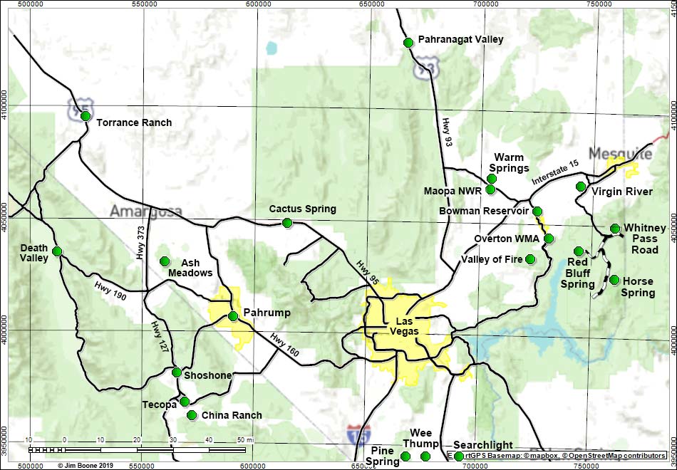 Birding Outside the Las Vegas Valley