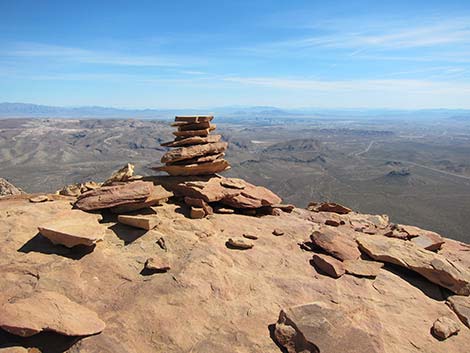 Summit cairn