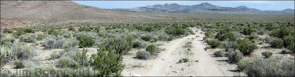 Crystal Wash Main Rock Art Site Access Road