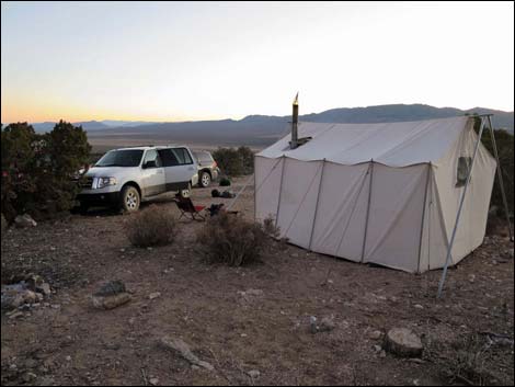 Leviathan Cave Trailhead Campsites