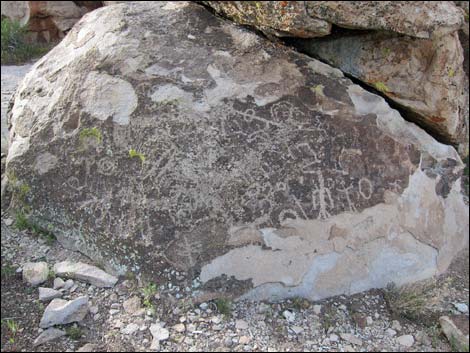 Mt. Irish Archeological District - Paiute Rock