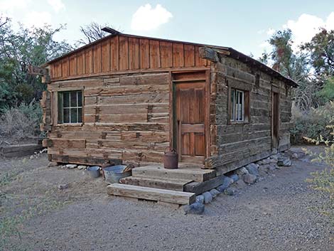 Railroad Tie Cabin