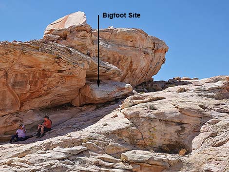 Falling Man Rock Art Site