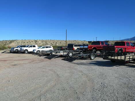 Gold Butte Road Kiosk Parking Lot