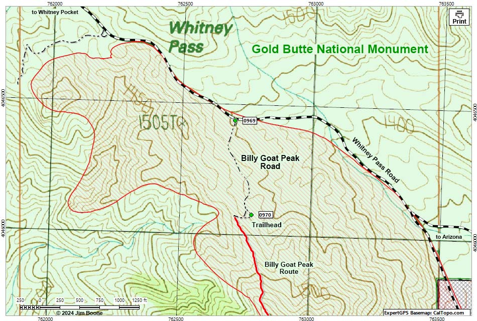 Virgin Peak Road Map