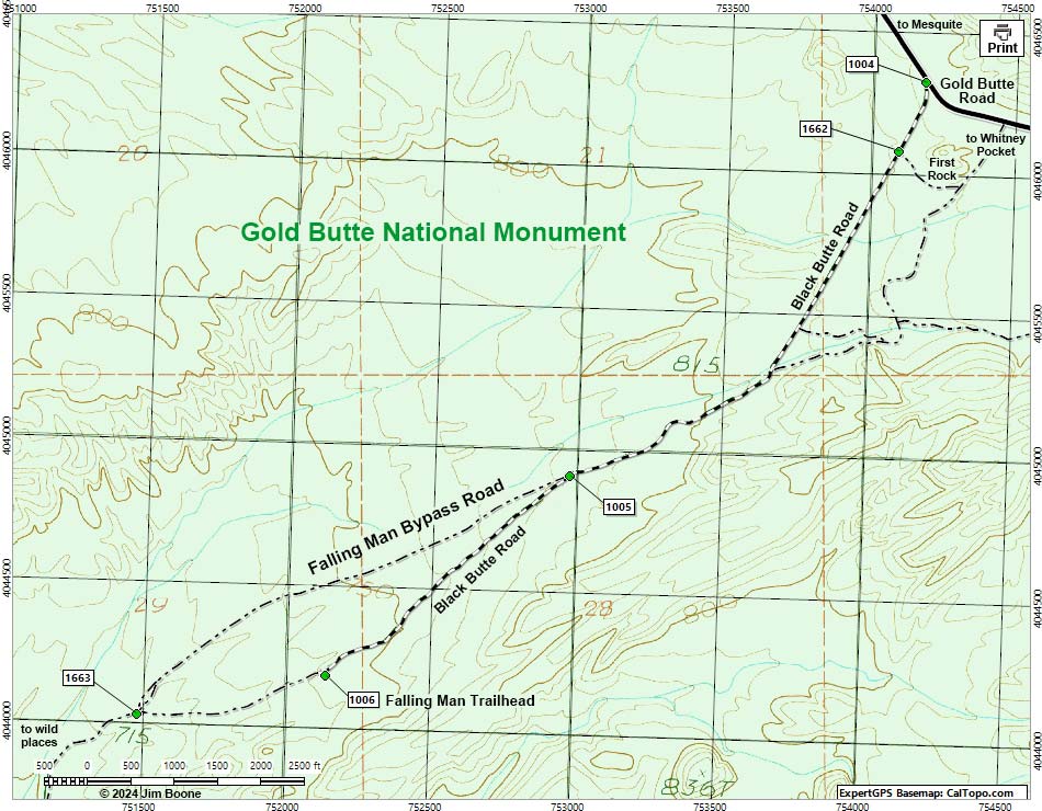 Black Butte Alternate Road