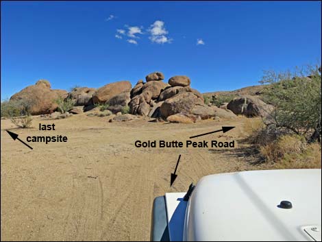 Gold Butte Peak Road