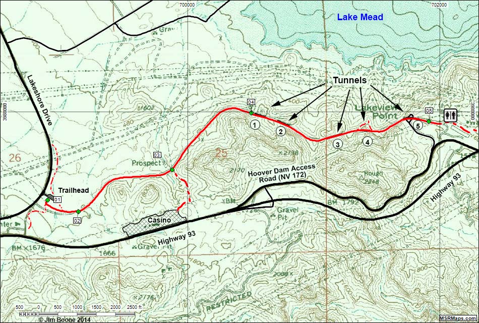 Railroad Trail Map