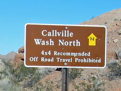 Callville Wash North Road