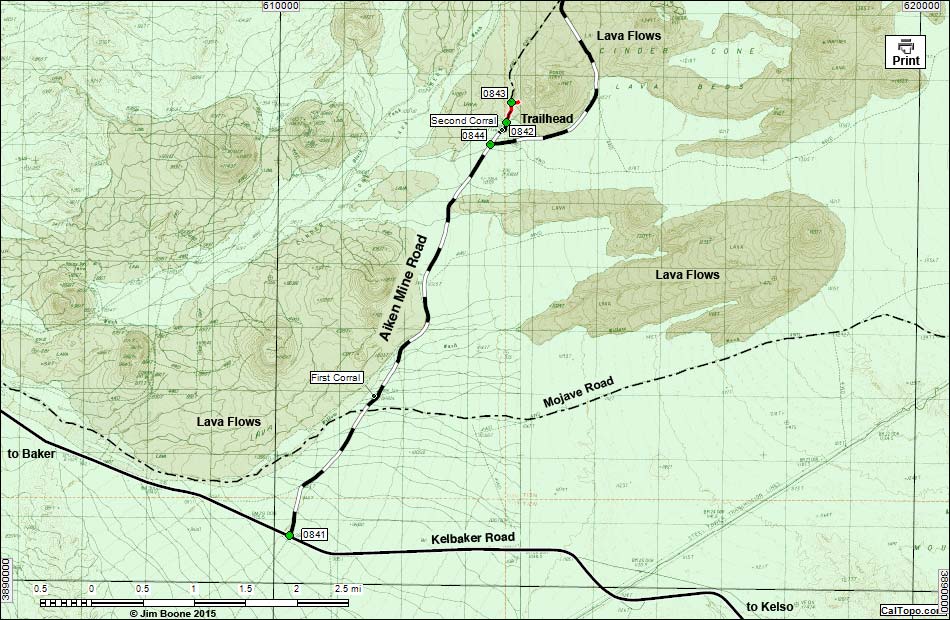 Aiken Mine Road Map