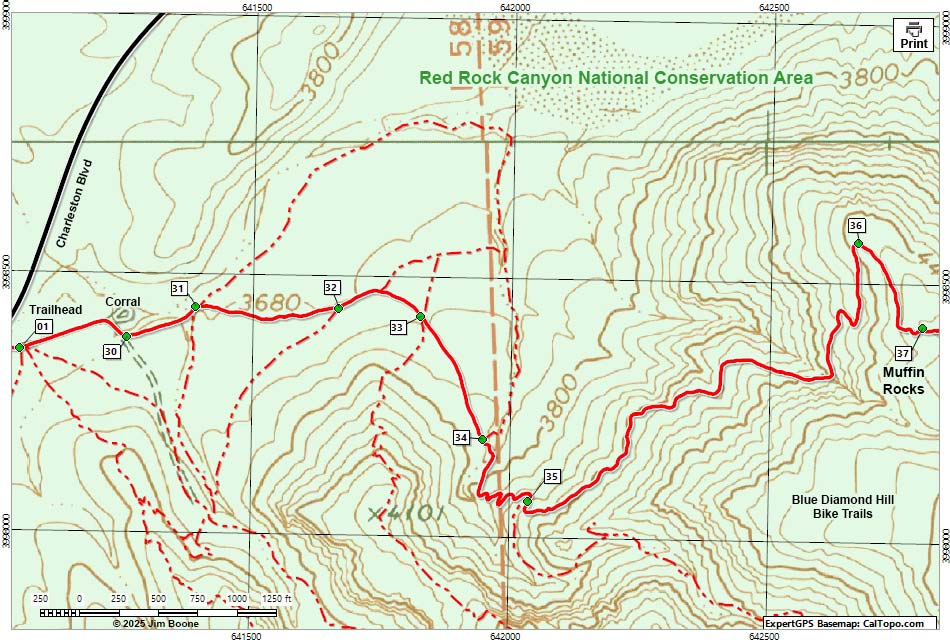 Muffin Trail Map