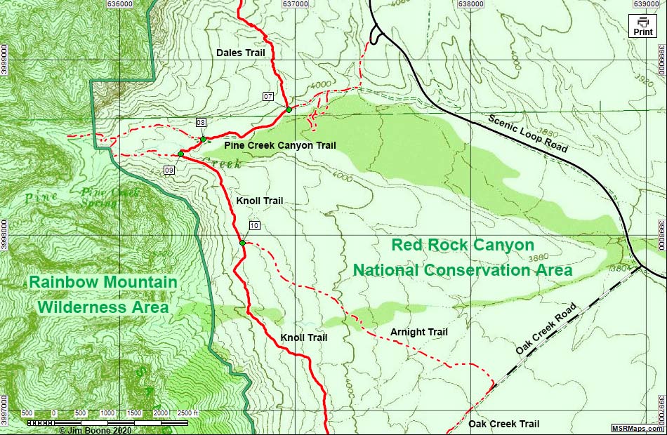 Escarpment Trail Map