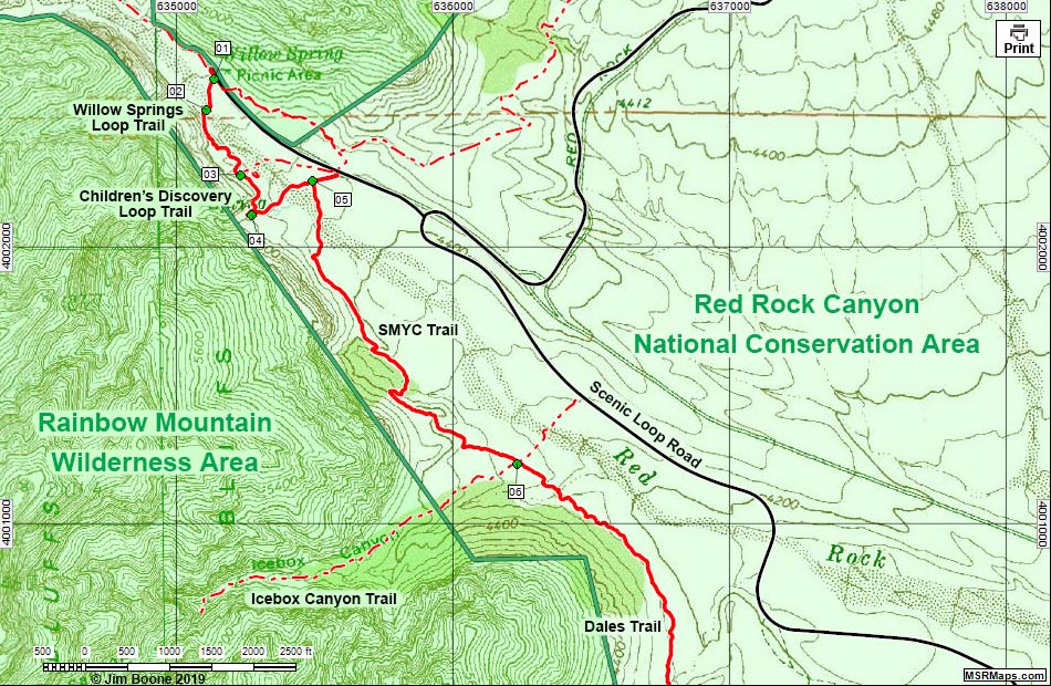 Escarpment Route Trail Map
