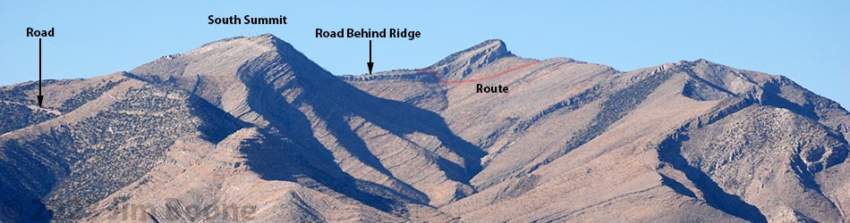 Hiking Around Las Vegas, Mt. Potosi, Carole Lombard Crash Site Photos