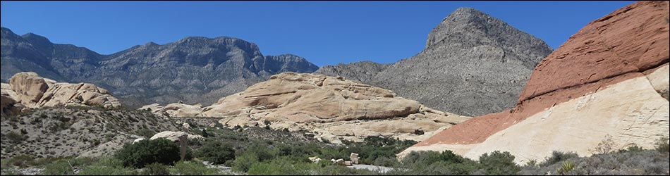 Conglomerate Rocks Around Las Vegas